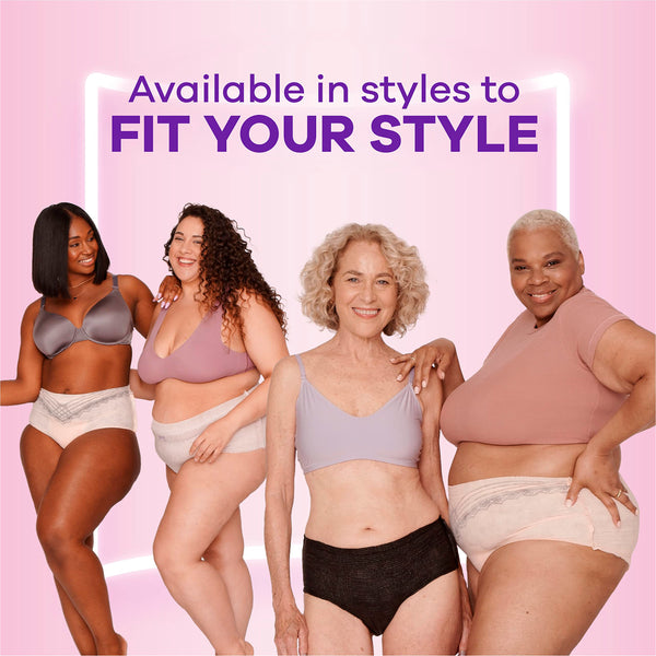 Always Discreet Incontinence & Postpartum Incontinence Underwear for Women, Small/Medium, Maximum Absorbency, Disposable, 38 Count