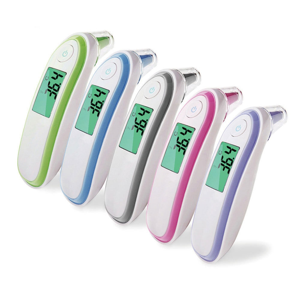 LCD Infrared Digital Non-contact Laser Body Thermometer  Ear and Forehead