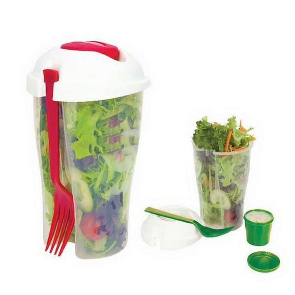 Fresh Salad Shaker with Fork