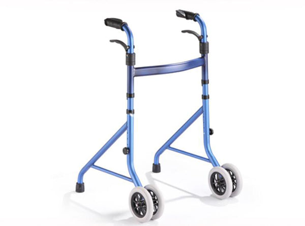 Light Folding Walkers with Dual Wheels