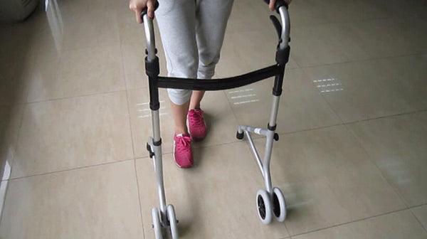 Light Folding Walkers with Dual Wheels