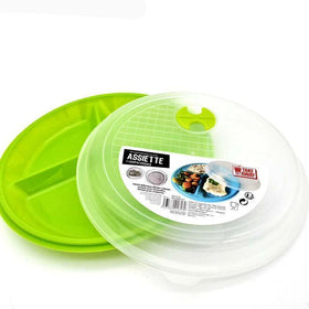 Meal Portion Control Plate with Lid