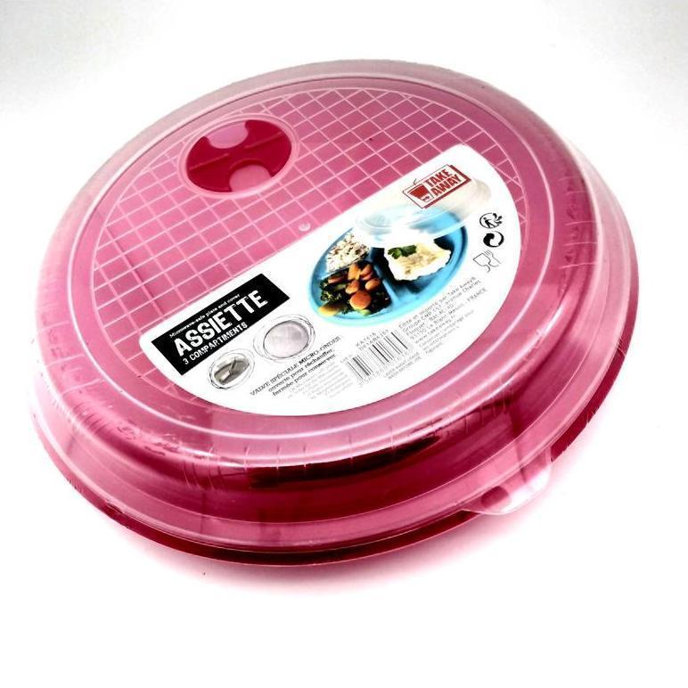 Meal Portion Control Plate with Lid