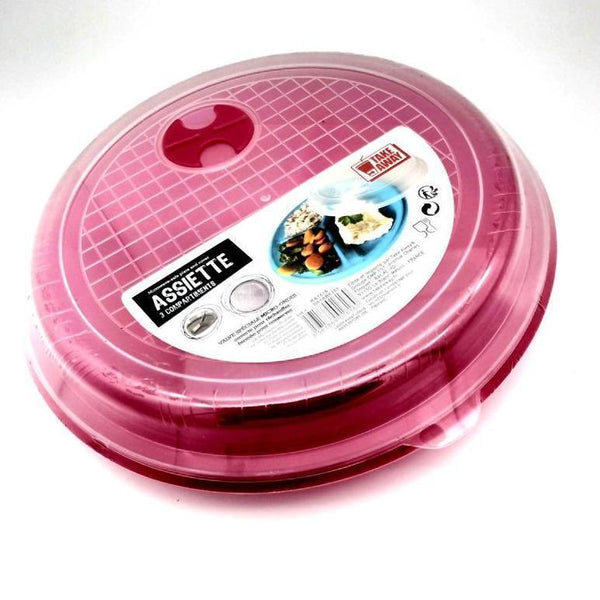 Meal Portion Control Plate with Lid