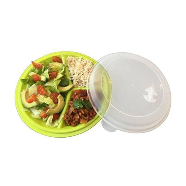 Meal Portion Control Plate with Lid