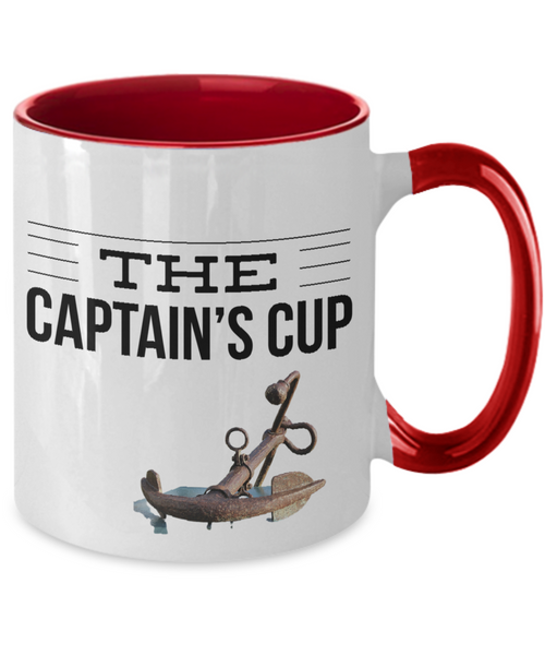 The Captain mug two tone