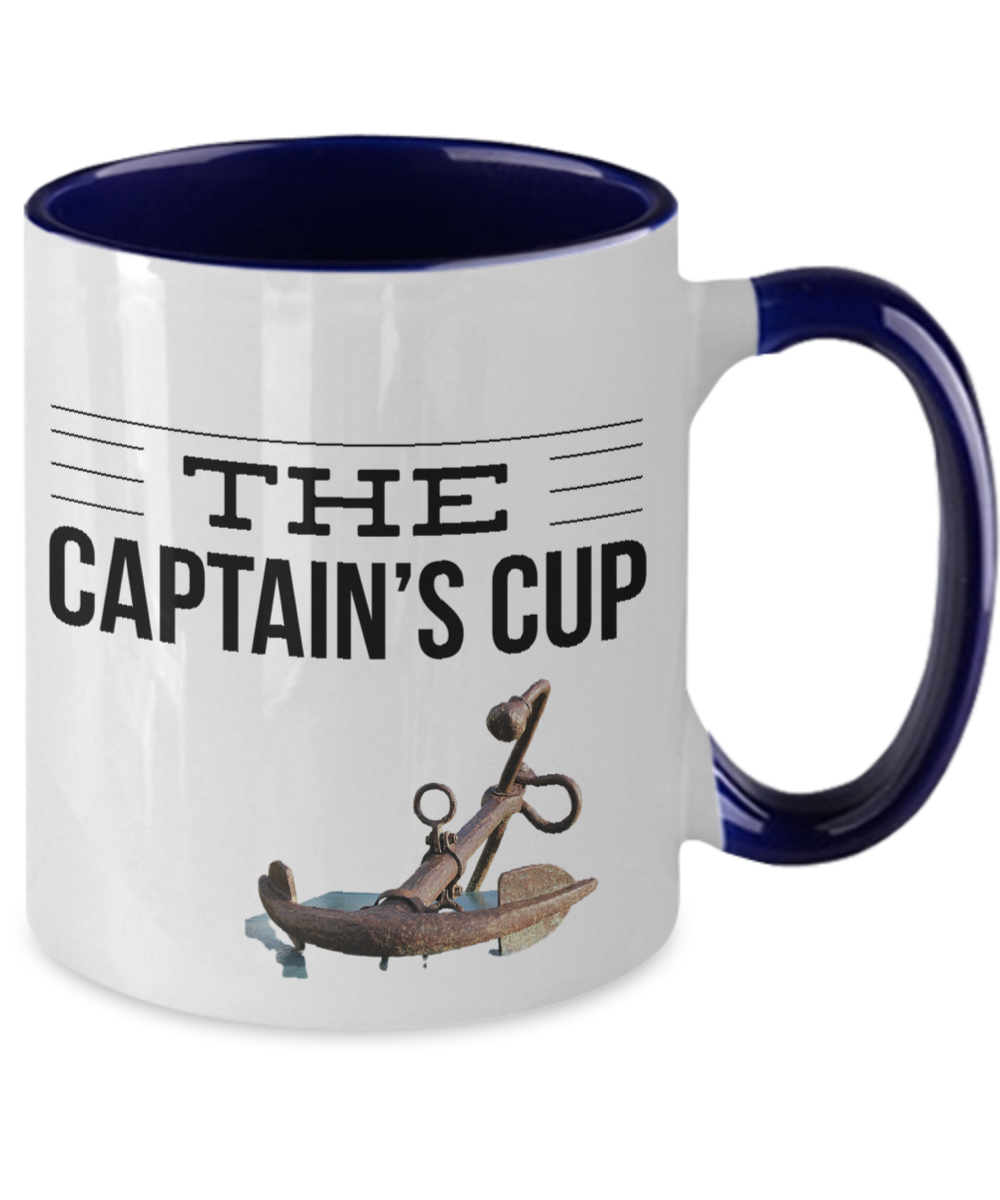 The Captain mug two tone