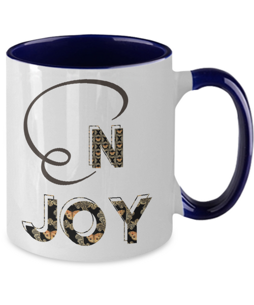 Enjoy two tone mug