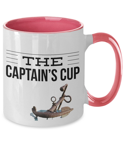 The Captain mug two tone