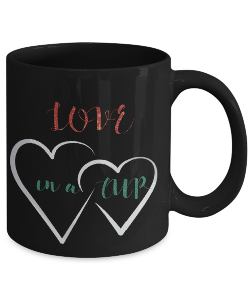One Heart between us mug, Love in a cup