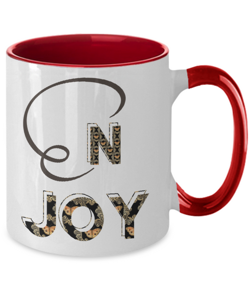 Enjoy two tone mug