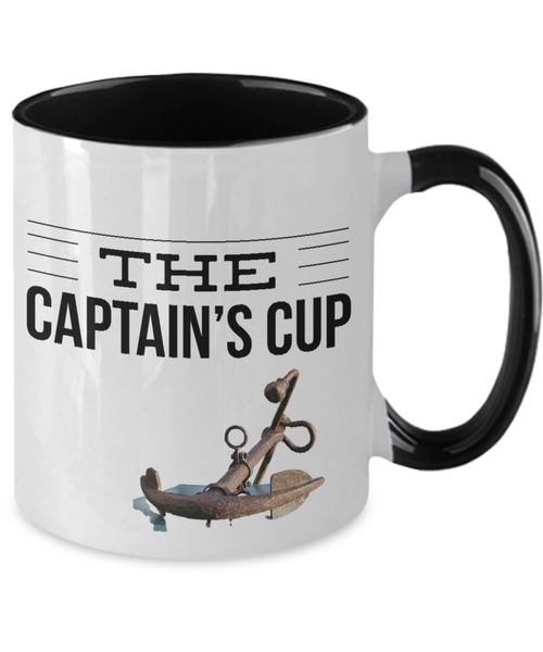 The Captain mug two tone