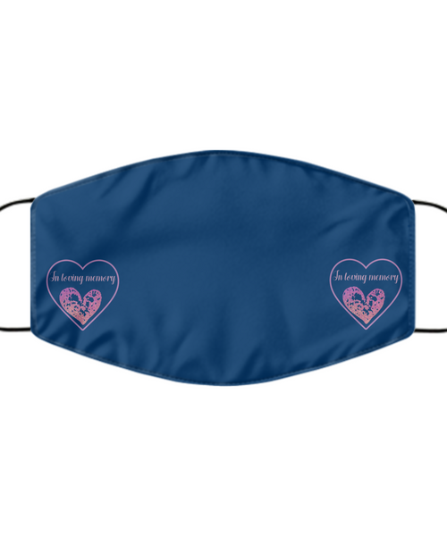 In loving memory face covering
