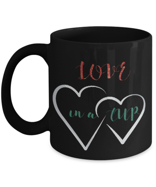 One Heart between us mug, Love in a cup