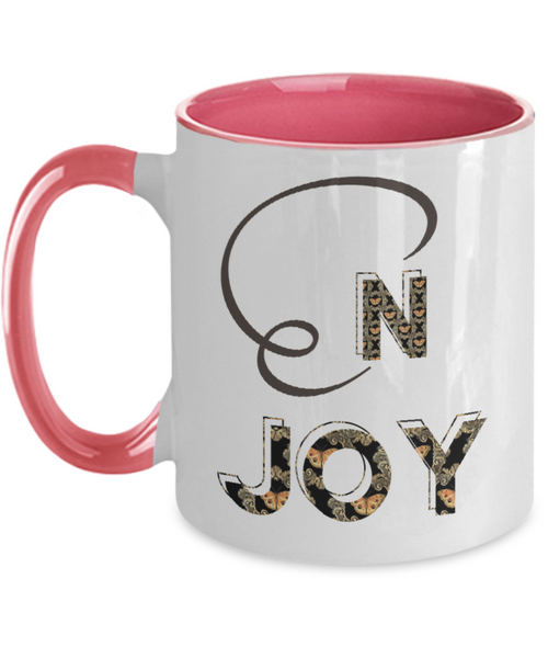 Enjoy two tone mug