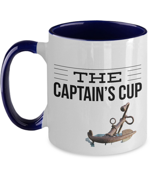 The Captain mug two tone