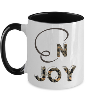 Enjoy two tone mug