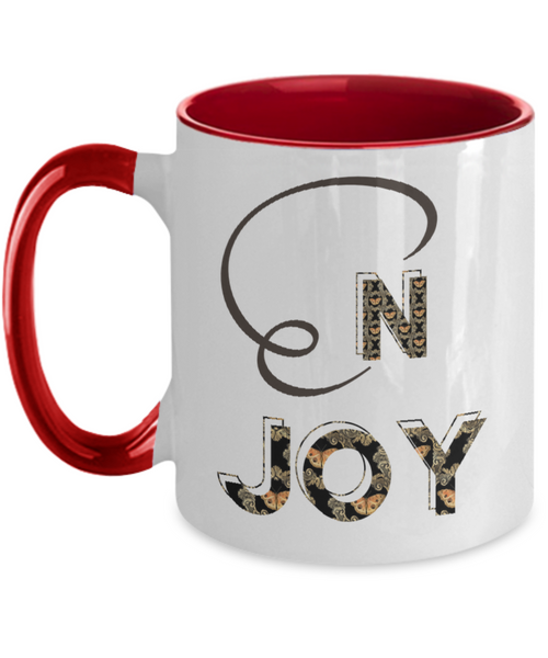 Enjoy two tone mug