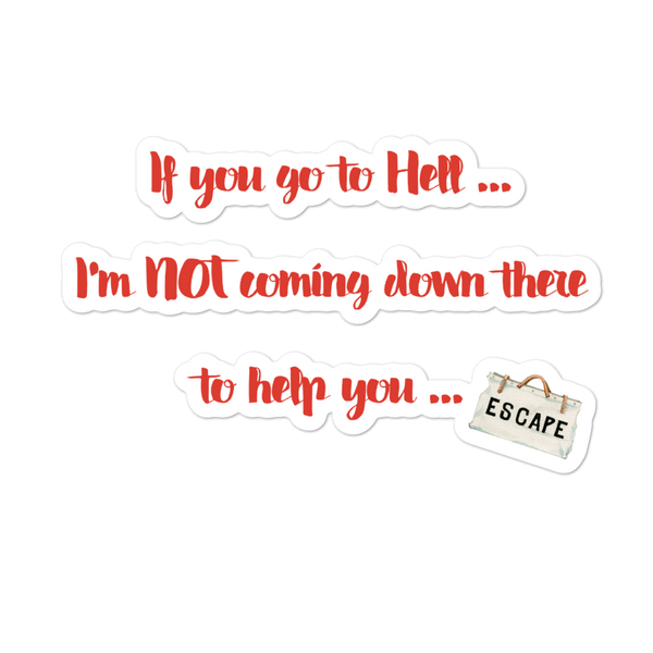 Bubble-free stickers