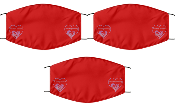 In loving memory face covering