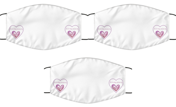 In loving memory face covering