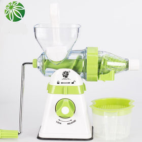 Manual Juicer for Fresh Fruits & Vegetables, Crank, Turn, Drink