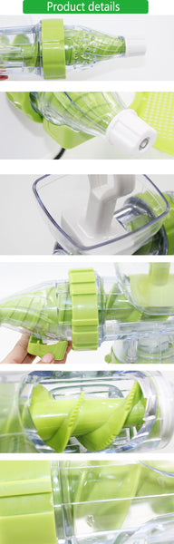 Attachments Shown for Fruits & Vegetables Manual Juicer