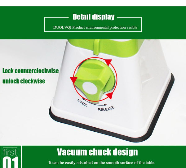 Manual Juicer for Fresh Fruits & Vegetables, Crank, Turn, Drink