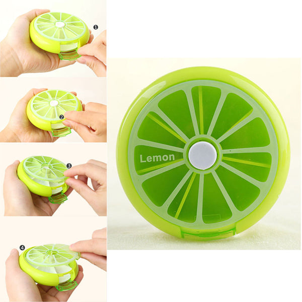 Fruit Slice Shaped Medicine Box [7 Days ]