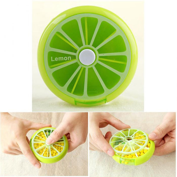 Fruit Slice Shaped Medicine Box [7 Days ]